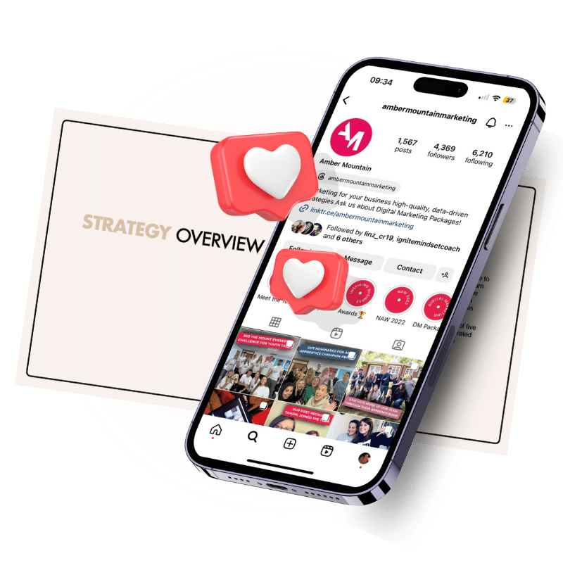 Social Media Management available from Amber Mountain | Digital Marketing Agency and Social Media Agency based in St Albans, Hertfordshire