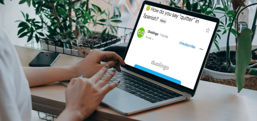 Duolingo Email Marketing | Email Marketing Tips | Amber Mountain Marketing