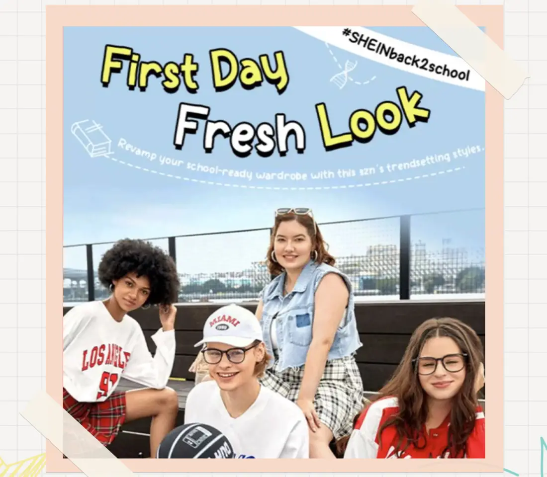 Making Summer Marketing Work Harder | Shein Back to School campaign